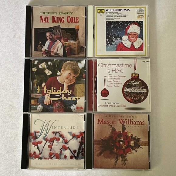 Set of 11 Christmas CDs-Pops-Tesh-Celtic-Jazz - Picture 2 of 14